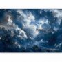 Fototapetti - Astronomical Wonders: Clouds and Stars in Harmonious Combination
