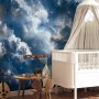 Fototapetti - Astronomical Wonders: Clouds and Stars in Harmonious Combination