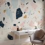 Fototapetti - Terrazzo with Large Scaled Stones in Subdued Colors