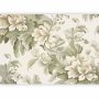 Fototapetti - Retro Vintage Flowers in Delicate Cream and Green Colors