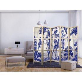 Japanilainen sermi - The Three Graces - Women Among Vineyards Inspired by Ancient Painting