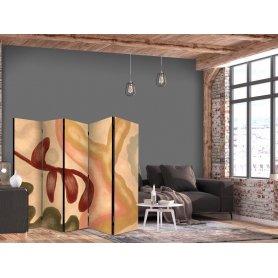 Sermi - Worn Figures - Shapes in Lime Wash Technique in Warm Colors