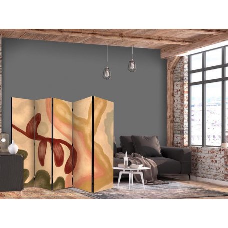 Sermi - Worn Figures - Shapes in Lime Wash Technique in Warm Colors