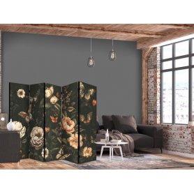 Sermi - Mysterious Garden - Butterflies Flying Over Flowers - Rustic Evening