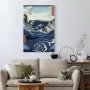 Taulu - Utagawa Hiroshige – View of the Naruto whirlpools at Awa