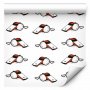 Tapetti - Soccer Whistles - Black and white with red accents on a white background