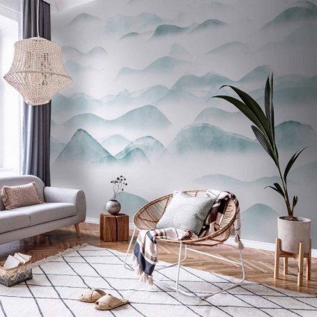 Fototapetti - Mountains in the Fog