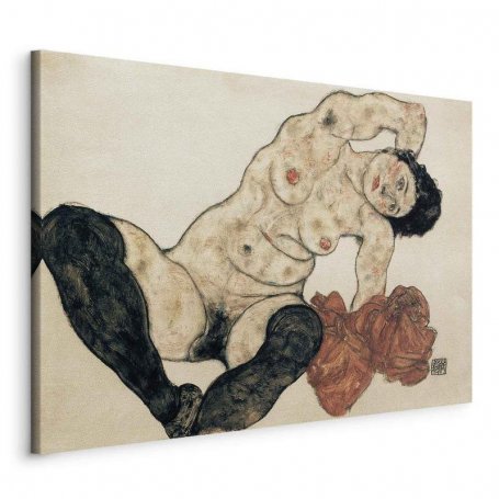 Taulu - Egon Schiele – Liegender Akt mit gelbem Handtuch