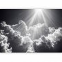 Fototapetti - Hope in the Clouds: Inspiring Rays of the Sun – Awaken Emotions