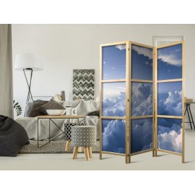 Japanilainen sermi - Aerial Landscapes: Rays Illuminating Fluffy Cloud Formations