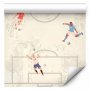 Tapetti - Soccer Game - Illustration of soccer players in action on the field