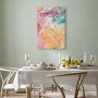 Taulu - Colorful Chaos - Dynamic Shapes in Shades of Pink Yellow and Blue