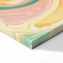 Taulu - Colorful Chaos - Dynamic Shapes in Shades of Pink Yellow and Blue