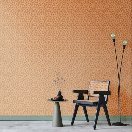 Tapetti - Tiny Dots - optimistic pattern in peach colors