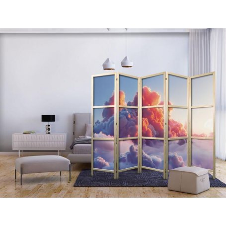 Japanilainen sermi - Twilight Spectacle: Clouds in Shades of Pink and Violet