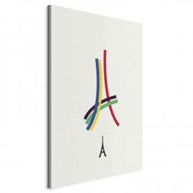 Taulu - Eiffel Tower - Colorful Graphics - Abstraction