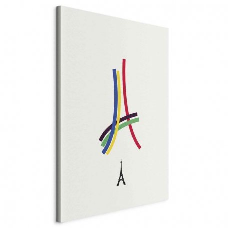 Taulu - Eiffel Tower - Colorful Graphics - Abstraction
