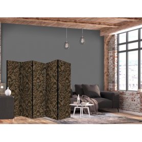 Sermi - Dense Vegetation - Botanical Patterns in Illustrative Style Brown