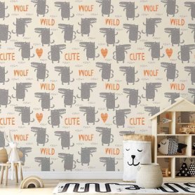 Tapetti - Cute Wolf