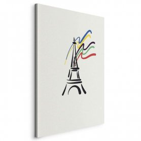 Taulu - Eiffel Tower and Colorful Ribbons