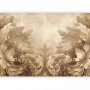 Fototapetti - Carved Baroque Ornaments: Rich Composition in Sepia Colors