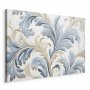 Taulu - Baroque Ornaments in Light Cream-Blue Hues