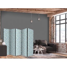 Sermi - Illustration - Yellow-Blue Airplanes Against a Blue Sky