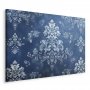 Taulu - Retro Ornament Decorative Motif in Worn Blues