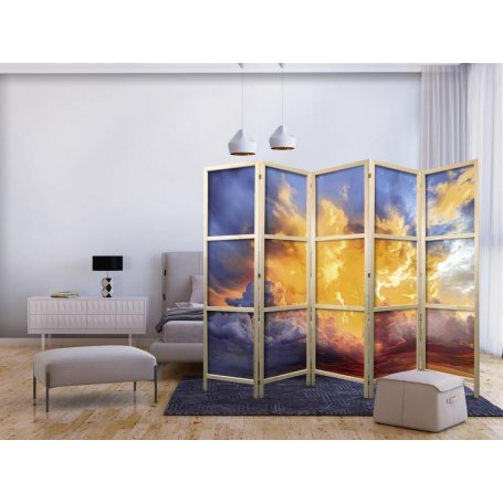 Japanilainen sermi - Beautiful Sunset - Clouds in Warm Shades