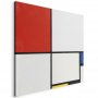 Taulu - Piet Mondrian – Composition No III, with red, blue, yellow and black