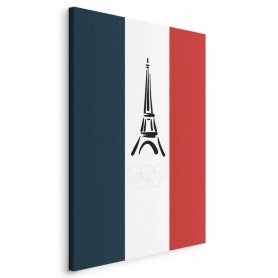 Taulu - French Flag With Graphic Eiffel Tower