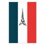 Taulu - French Flag With Graphic Eiffel Tower