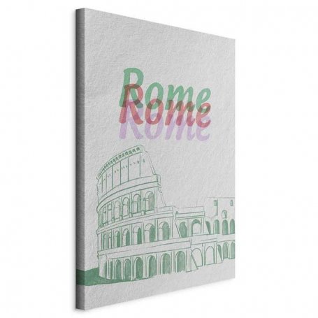 Taulu - Rome in Watercolours (1 Part) Vertical