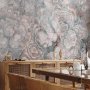 Fototapetti - Marble Flowers - Natural Stone Structures in Pastel Colours
