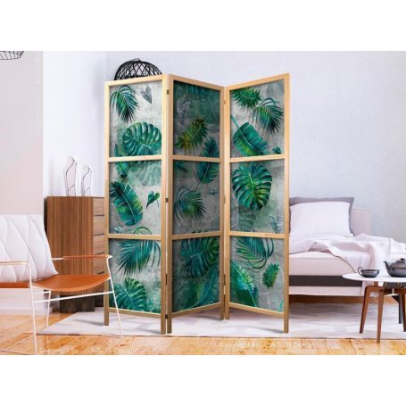 Japanilainen sermi - Leaves on the Concrete I