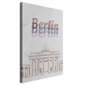 Taulu - Berlin in Watercolours (1 Part) Vertical