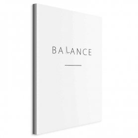 Taulu - Balance of Words (1-part) - Black English Text on White