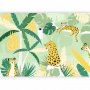 Fototapetti - Cheetahs in the jungle - landscape with animals in the tropics for children