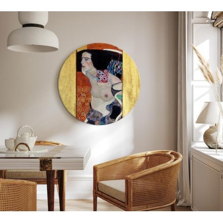 Pyöreä taulu - Gustav Klimt – Judith II