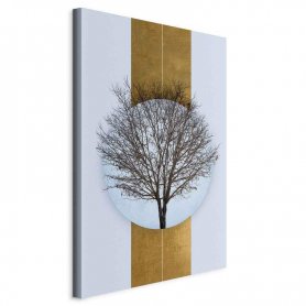 Taulu - Circle of Nature (1-part) - Tree Branches in Round Composition