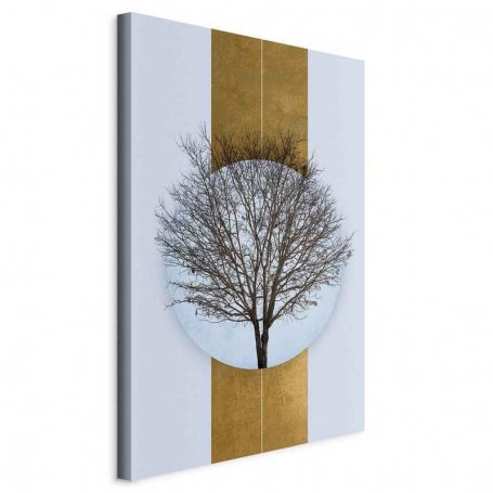 Taulu - Circle of Nature (1-part) - Tree Branches in Round Composition