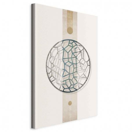 Taulu - Circle with Artistic Details (1-part) - Abstract Shape