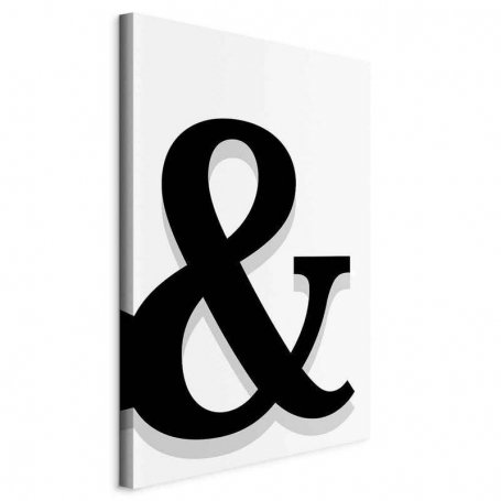 Taulu - Decorative Letter (1 Part) Vertical