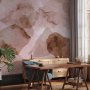 Fototapetti - Pink terrazzo - minimalist background in marble watercolour pattern