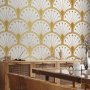 Fototapetti - Gold and Marble Art Deco-inspired Pattern