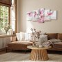 Taulu - Magnolias over Water (5 Parts) Wide Pink