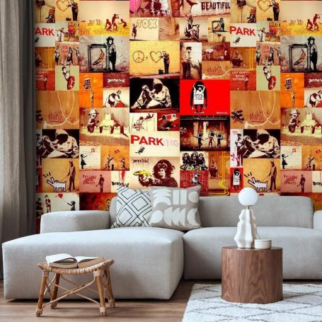Tapetti - Collage - Banksy