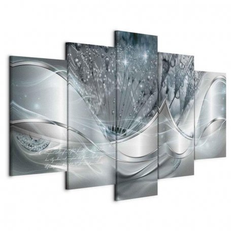 Taulu - Sparkling Dandelions (5 Parts) Blue Wide