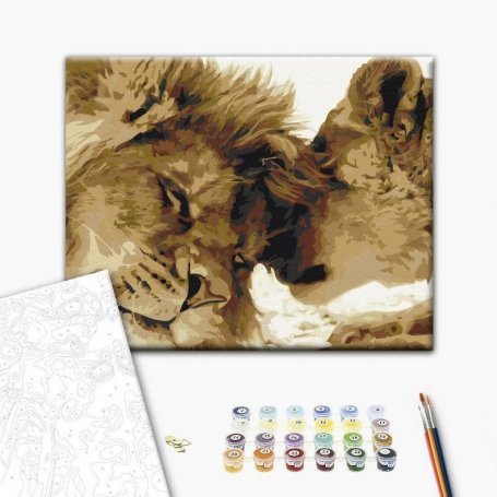 DIY kangas maalaus - Cold Owl