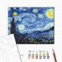 DIY kangas maalaus - Van Goghs Starry Night